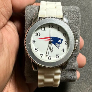 Game Time NFl Series New England Patriots Quartz Watch Working With New Battery